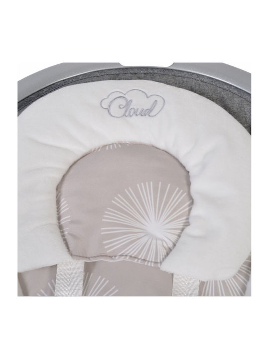 Cangaroo Electric Baby Relax Cloud with Music Grey for Child up to 9kg