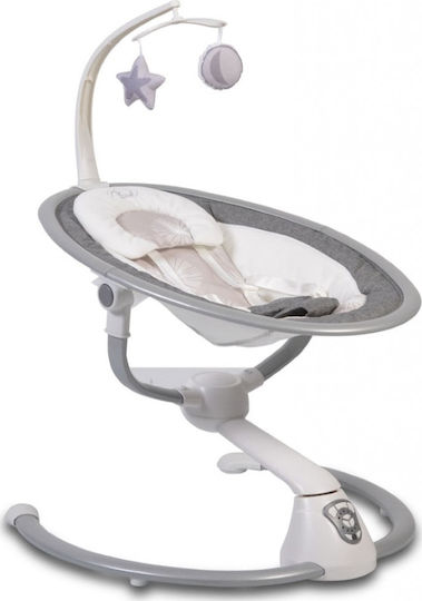 Cangaroo Ηλεκτρικό Relax Μωρού Cloud με Μουσική Grey για Παιδί έως 9kg