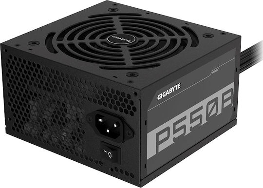 Gigabyte P550B 550W Black Computer Power Supply Full Wired 80 Plus Bronze