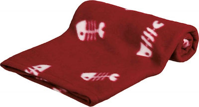 Trixie Beany Blanket Cat Red 100x70x1cm 37193