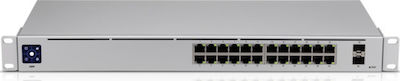 Ubiquiti UniFi Switch USW-24 Managed L2 Switch with 24 Gigabit (1Gbps) Ethernet Ports and 2 SFP Ports