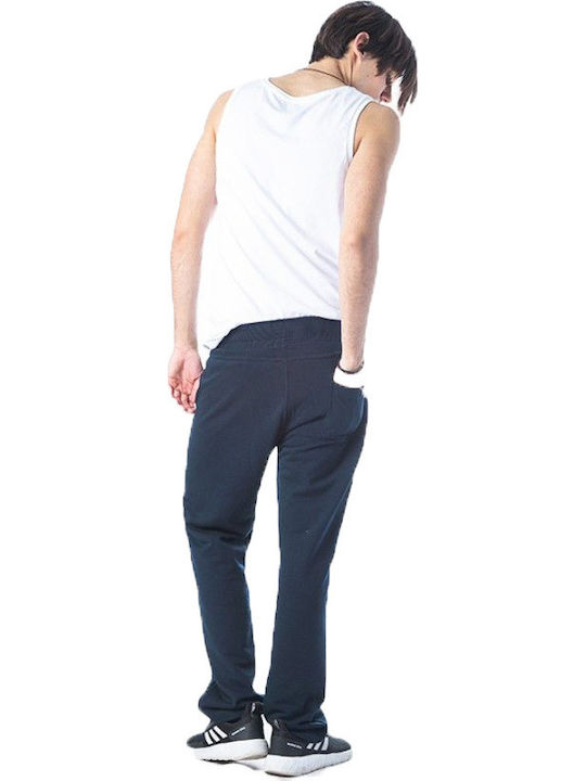 Paco & Co 85304 Men's Sweatpants Navy Blue