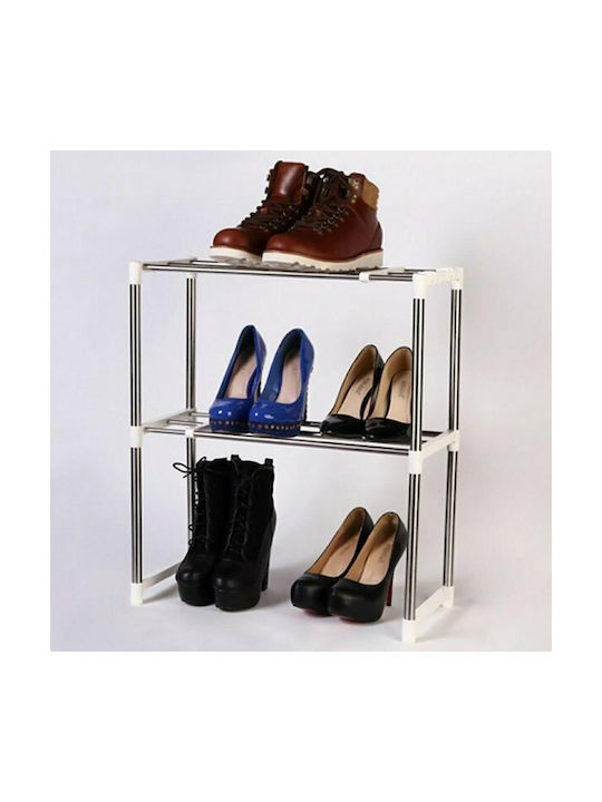 Kitchen Organizer Racks Plastic in Silver Colour 25x60.5x60.5cm