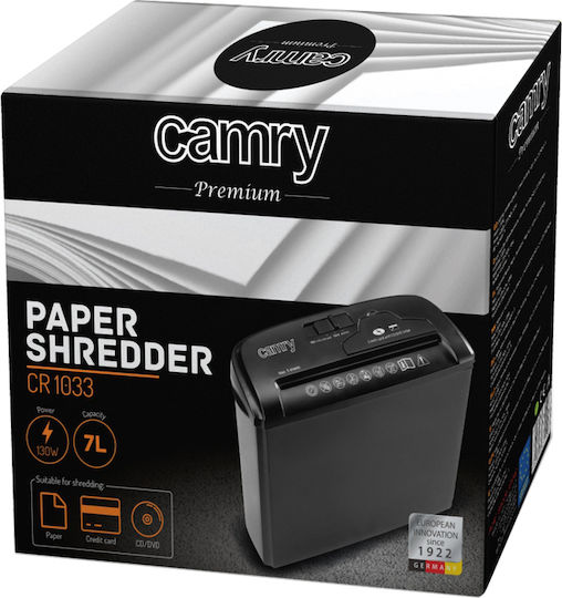 Camry CR-1033 Strip Cut 6-Sheet Paper Shredder