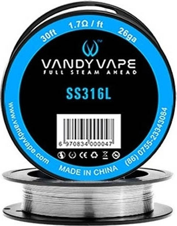 Vandy Vape Widerstandsdrähte für D.I.Y E-Zigaretten Zubehör Fused Clapton Wire SS316L