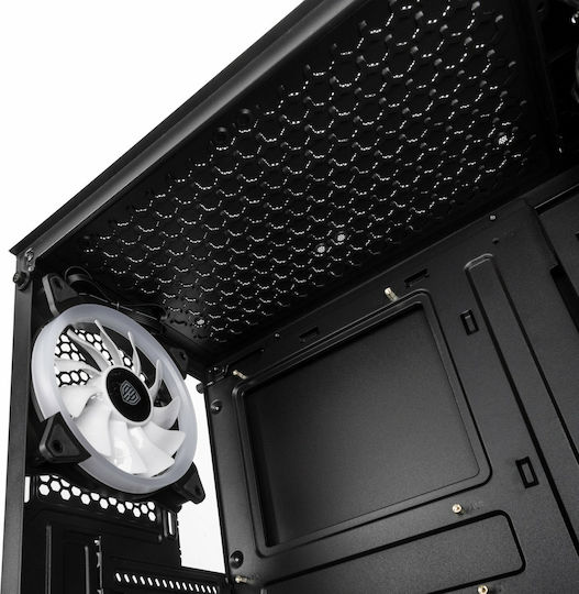 Kolink Observatory Lite Mesh Gaming Midi Tower Κουτί Υπολογιστή με Πλαϊνό Παράθυρο και RGB Φωτισμό Μαύρο
