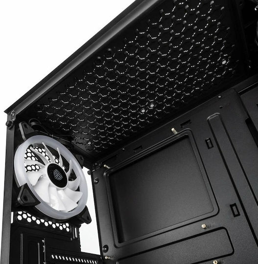 Kolink Observatory Lite Gaming Midi Tower Κουτί Υπολογιστή με Πλαϊνό Παράθυρο και RGB Φωτισμό Μαύρο
