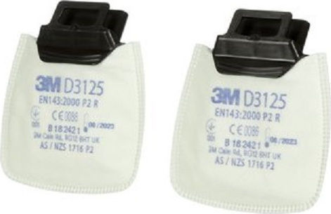 3M D3125 Φίλτρα Μάσκας 2τμχ P2 R