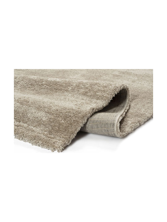 Beauty Home Bedroom Rug Sets Shaggy Velvet Fluffie Beige 9616 Set of 2 Pieces
