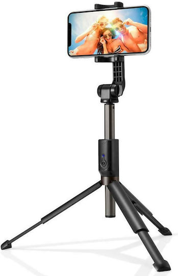 Spigen S540W Selfie Stick Cell Phone Tripod Bluetooth Black