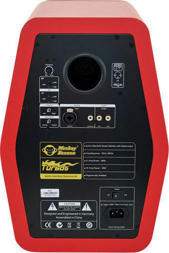 Monkey Banana Turbo 8 Ηχείo Studio Monitor 8" 110W (Τεμάχιο) Κόκκινο