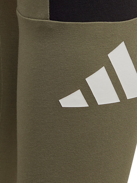 Kinder Leggings Sport Lang Khaki