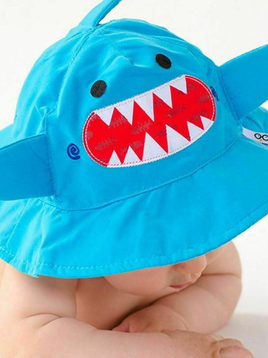 Zoocchini Παιδικό Καπέλο Bucket Υφασμάτινο Αντιηλιακό Καρχαριάκι για Αγόρι Γαλάζιο