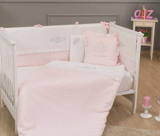 Funna Baby Set Pentru Patut Princess Roz 3buc piese
