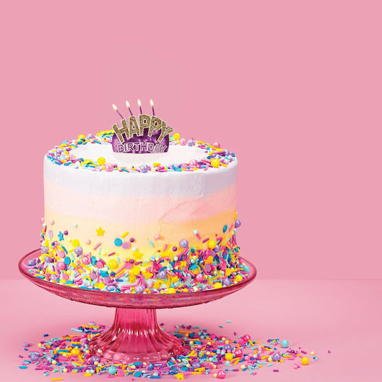 Legami Milano Birthday Candle Happy Birthday in Purple Color HAP0001