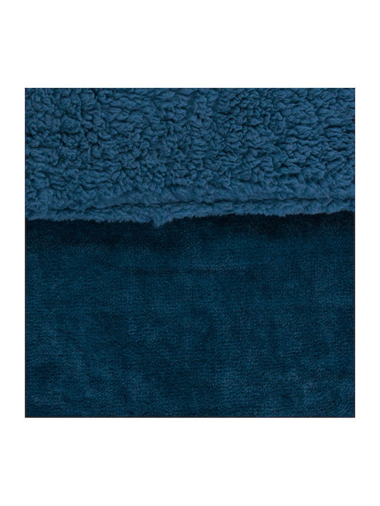 Borea Duvet Cover with Hollowfiber Filling Queen 220x240cm Cozy Petrol Blue 300 GSMGsm