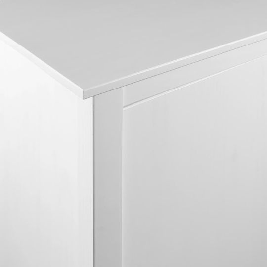 Doppeltür Kleiderschrank Hill White 89x50x170cm