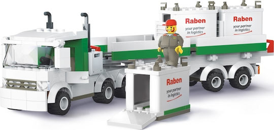 Blocki Building Blocks Container Truck for 6+ Years 343 Pieces