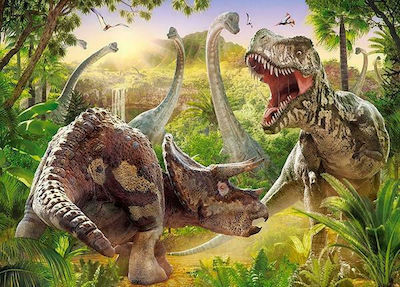 Puzzle pentru Copii Dinosaur Battle pentru 7++ Ani 180buc Castorland