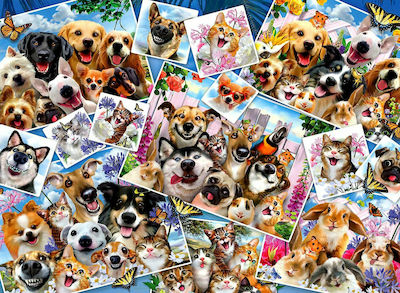 Selfie Pet Collage Howard Robinson Puzzle 2D 2000 Pieces