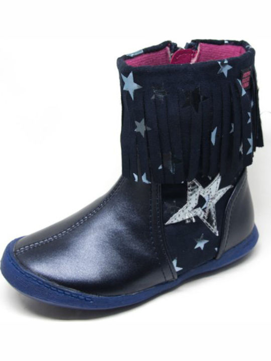 Agatha Ruiz De La Prada Kids Boots with Zipper Navy Blue