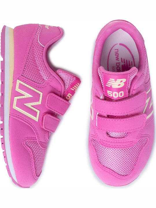 New Balance Детски маратонки със скреч Фуксия