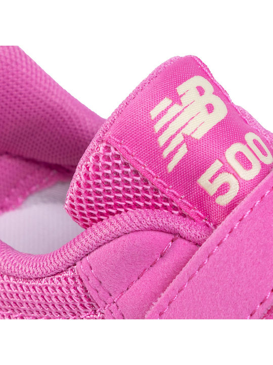 500 Παιδικά Sneakers με Σκρατς Φούξια