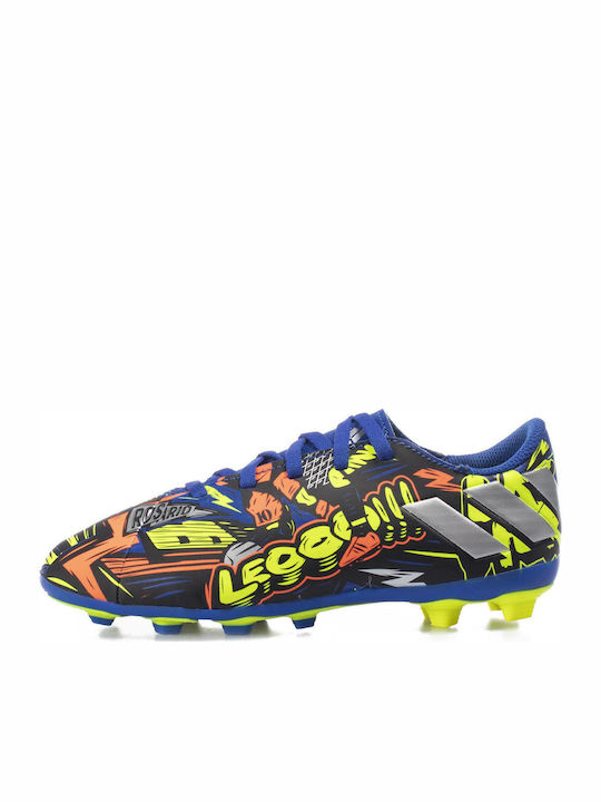 Παιδικά Ποδοσφαιρικά Παπούτσια Nemeziz Messi 19.4 με Τάπες Πολύχρωμα