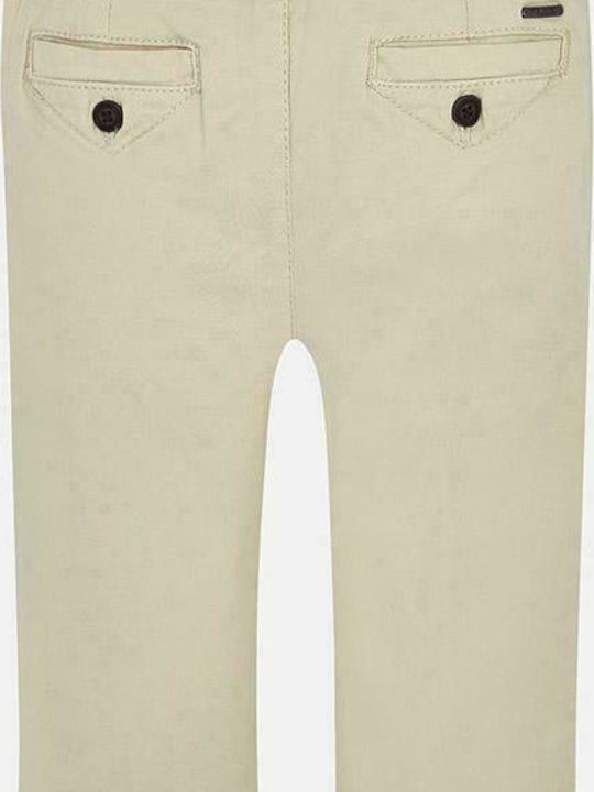 Mayoral Kids Trousers Beige