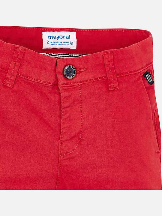 Mayoral Kids' Jeans Trousers Red