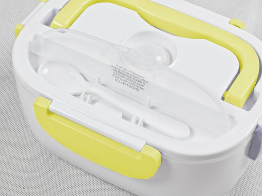 Beper Recipient Electric de Mâncare din Plastic Galben cu Compartimente 1.1lt