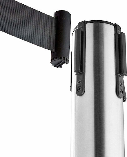 Next Systems Κολωνάκι Δαπέδου Μαύρο Σετ με Ιμάντα 2mx91cm SBL-200-4