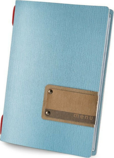 DAG Style Menü-Halter in Hellblau Farbe Golfo Glossy