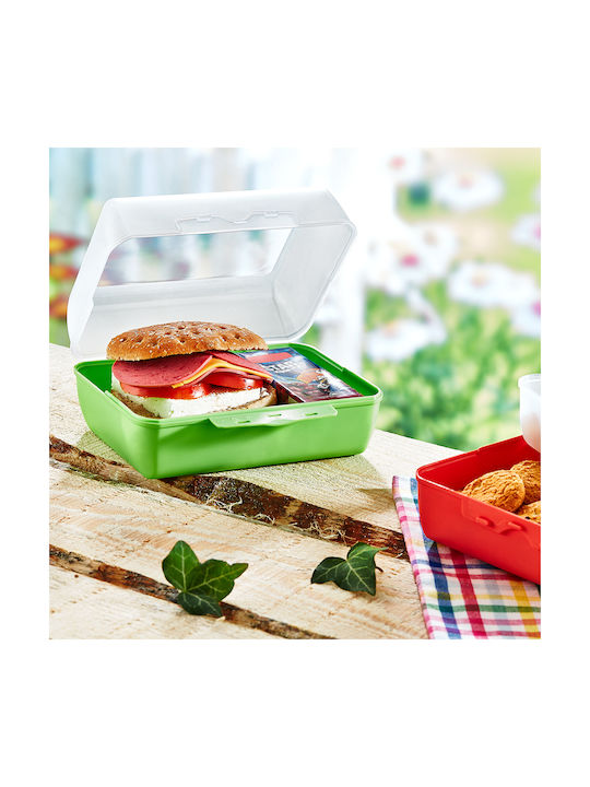 Max Home Lunchbox Kunststoff White 18.5x14cm 1Stück