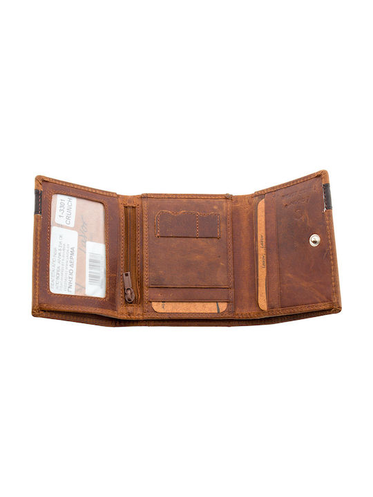 Lavor Men's Leather Wallet with RFID Tabac Brown