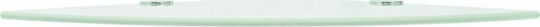 vidaXL Corner Wall Mounted Bathroom Shelf Glass 25x25x0.8cm White