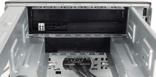 Inter-Tech MI-008 ITX Mini Tower Computer Case Black