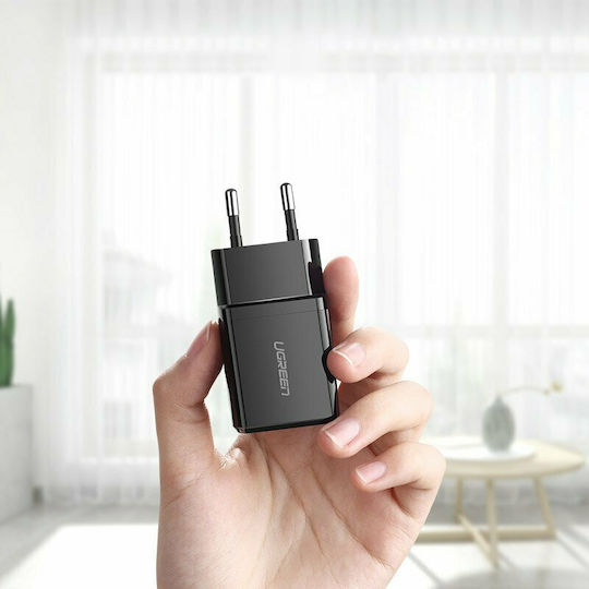 Ugreen Зарядно без кабел с USB-A порт 10W Черен (ED011)