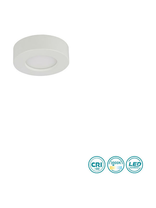 Globo Lighting Paula Modernă Metalică Plafonieră de tavan cu LED Integrat 12.2buc Alb