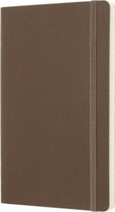 Moleskine Classic Collection Σημειωματάριο Ριγέ με Λάστιχο Καφέ