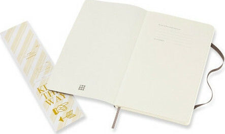 Moleskine Classic Collection Σημειωματάριο Ριγέ με Λάστιχο Καφέ