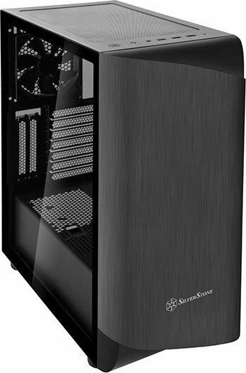 Silverstone Seta A1 Midi Tower Κουτί Υπολογιστή Μαύρο