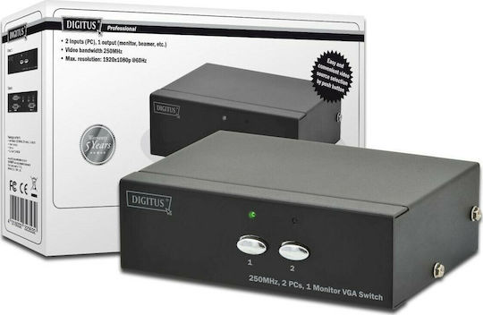 Digitus KVM & Data Switch DS-44100-1