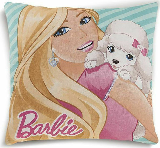 Dimcol Kinder Wurfkissen Barbie 08 Beidseitiges 40x40cm