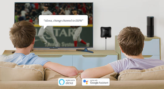 Broadlink RM4 Pro Умен хъб Wi-Fi / IR / RF Съвместим с Google Home, Alexa & IFTTT