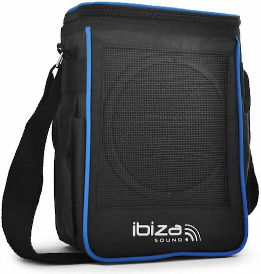 Ibiza Sound Karaoke Lautsprecher mit Kabelgebundenem Mikrofon PORT6 Schwarz