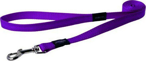 Rogz Каишка/Водач за Куче Каишка Utility Snake Reflective 16мм/1.4м (Лилаво) в Лилав цвят