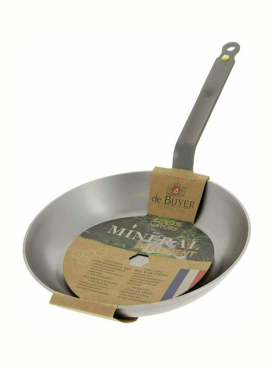 De Buyer Mineral B Element Τηγάνι από Ανθρακούχο Χάλυβα 24cm
