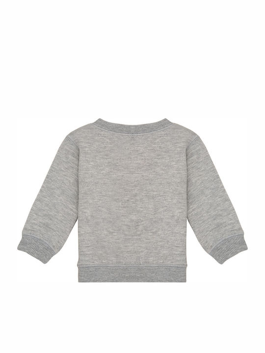 Kinder-Sweatshirt Gray Batwing Crew