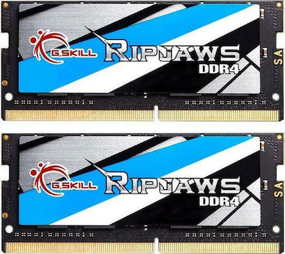 G.Skill Ripjaws 16GB DDR4 RAM mit 2 Modulen (2x8GB) und Geschwindigkeit 2666 für Laptop